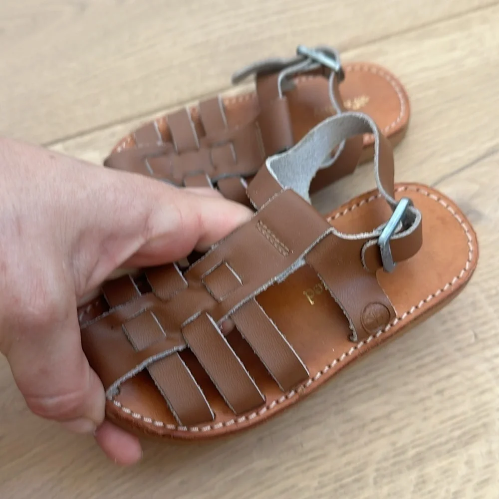 Freshly picked Cognac Bixby Sandal toddler 7 brown